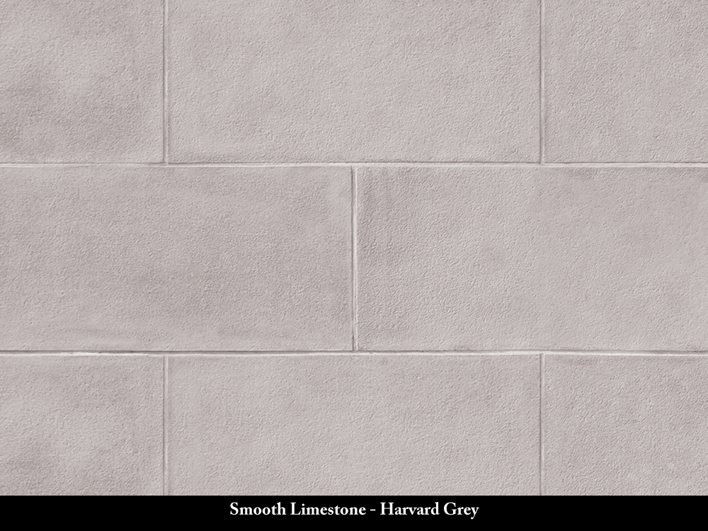 Smooth Limestone Harvard Grey